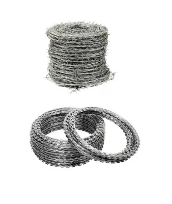 zinc coated barbed wire