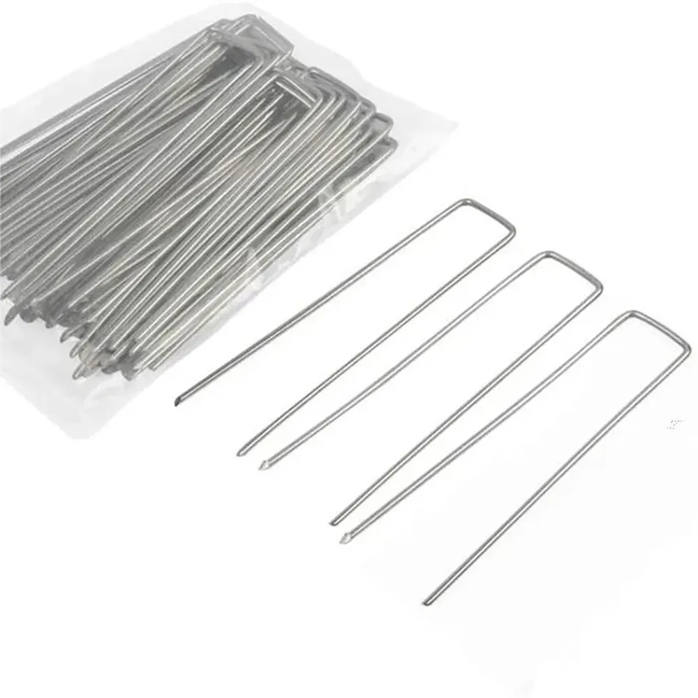 U shape Nails - Galvanized Heavy-Duty Fence Staples