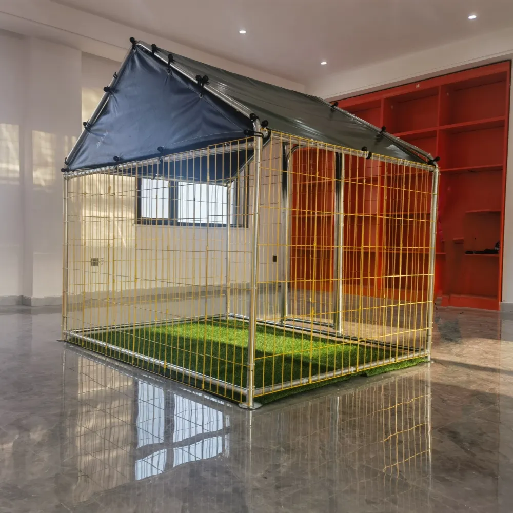 Multiple Sizes Outdoor Dog Cages-Durable, Customizable, Secure & Weather-Resistant|Anping County Honglin Wire Mesh Co., Ltd.