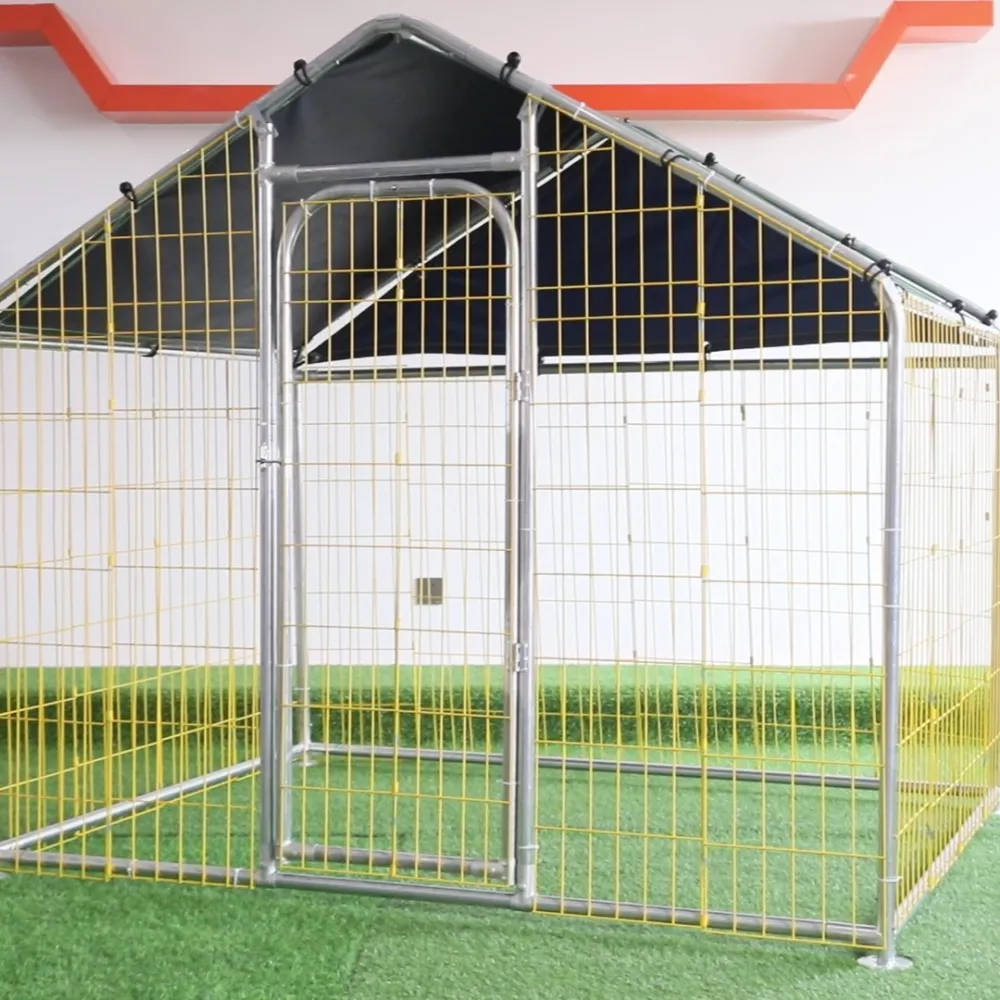 Multiple Sizes Outdoor Dog Cages - Anping Honglin Wire Mesh Co., Ltd | Durable Pet Enclosures, Customizable Dog Cages